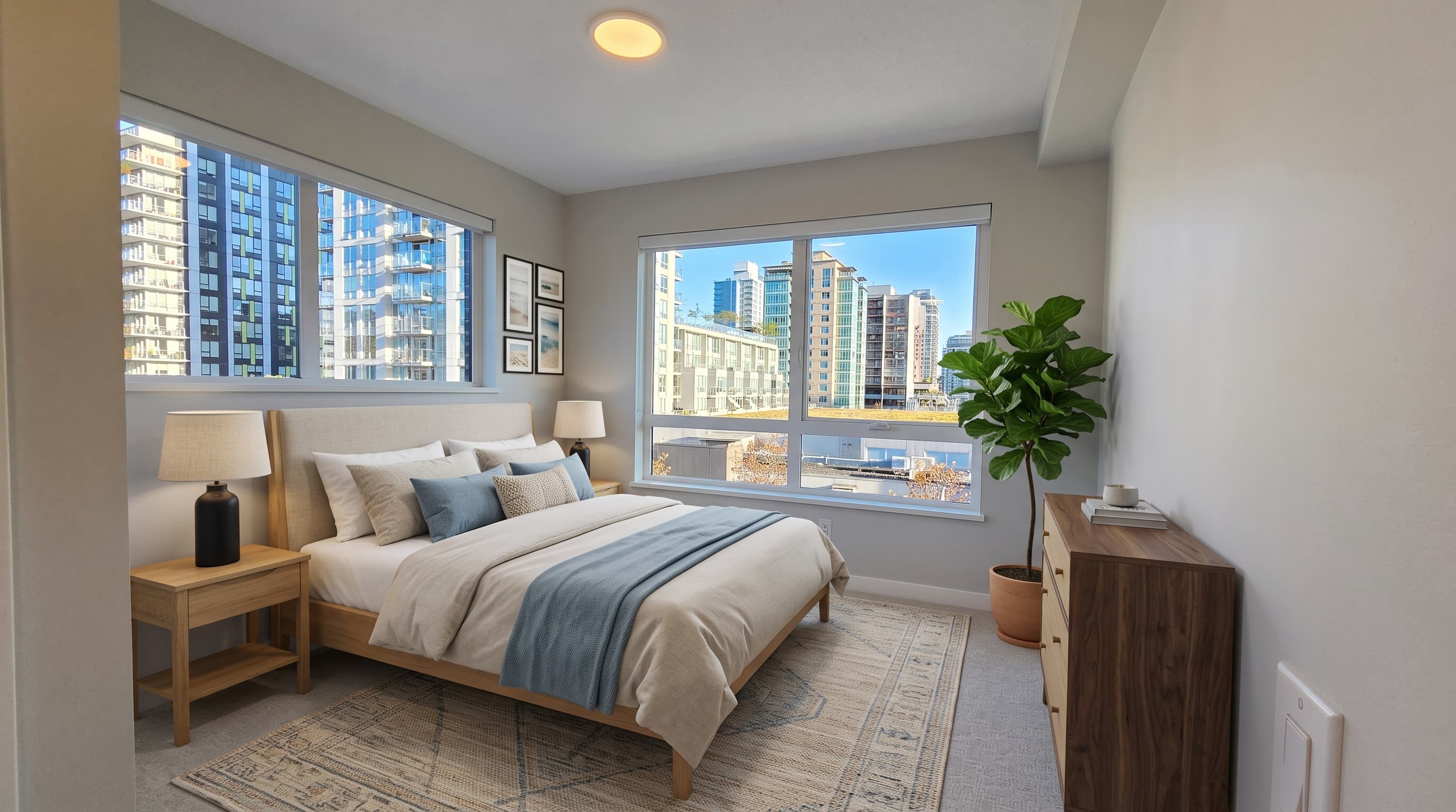 Bedroom — after virtual staging